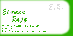 elemer rajz business card
